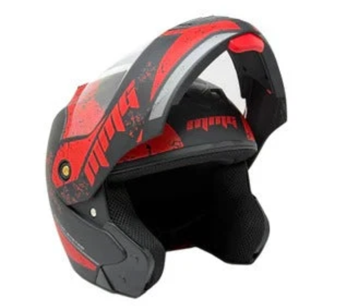 OPEN FACE MMG HELMET. MODEL CRUX . FLIP