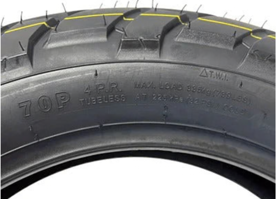 TIRE 140/90-15 -TUBELESS 4PR - STREET. MODEL P36